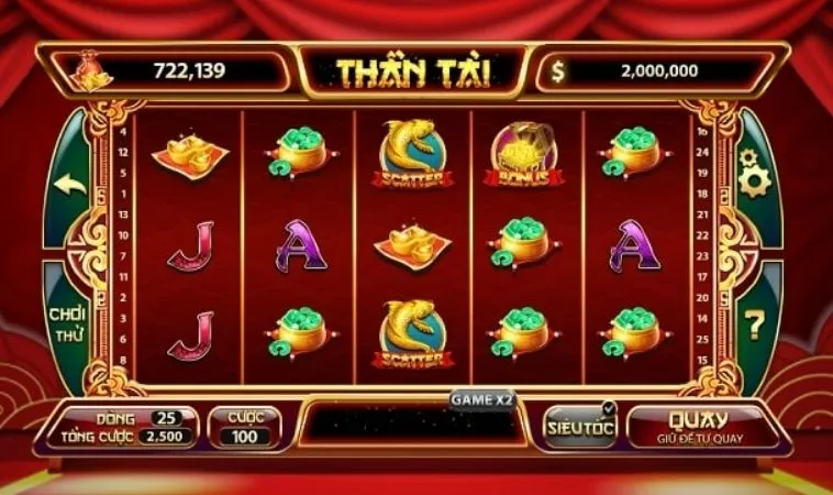 Các biểu tượng trong game Nổ Hũ Thần Tài tại Mu88