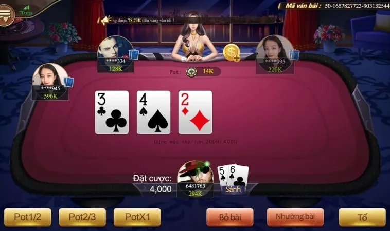 Trò Chơi Xì Tố Tại Mu88: Bí Quyết Chiến Thắng Từ Cao Thủ 2 Bàn chơi Xì Tố tại Mu88
